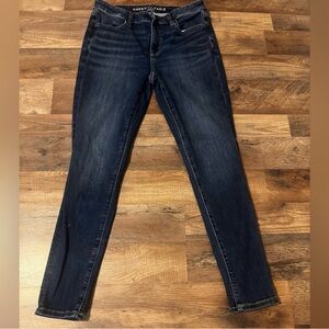 American Eagle Outfitters Women's Deep Indigo Skinny Jeans